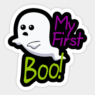 My First Boo!. Halloween Sticker